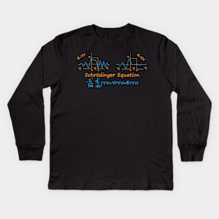 schrodinger equation Kids Long Sleeve T-Shirt